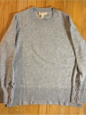 Michael Kors Grey Sweater with detailed sleeves
